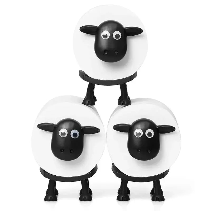 Schaf Toilettenpapierhalter – Dekoratives Freistehendes 2er-Set Zorenza