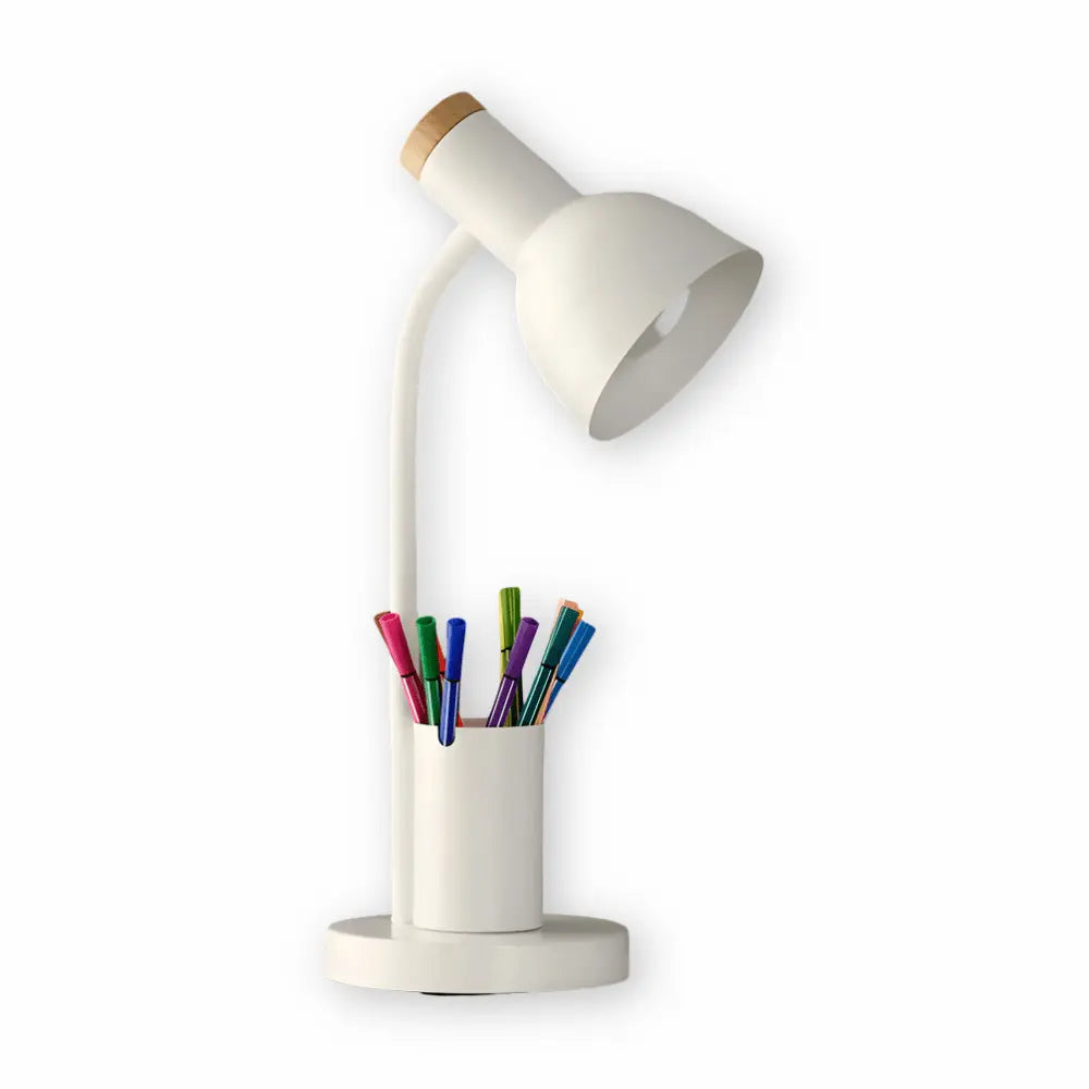 Schreibtischlampe mit Stifthalter – Aufgeräumt und gut beleuchtet Zorenza