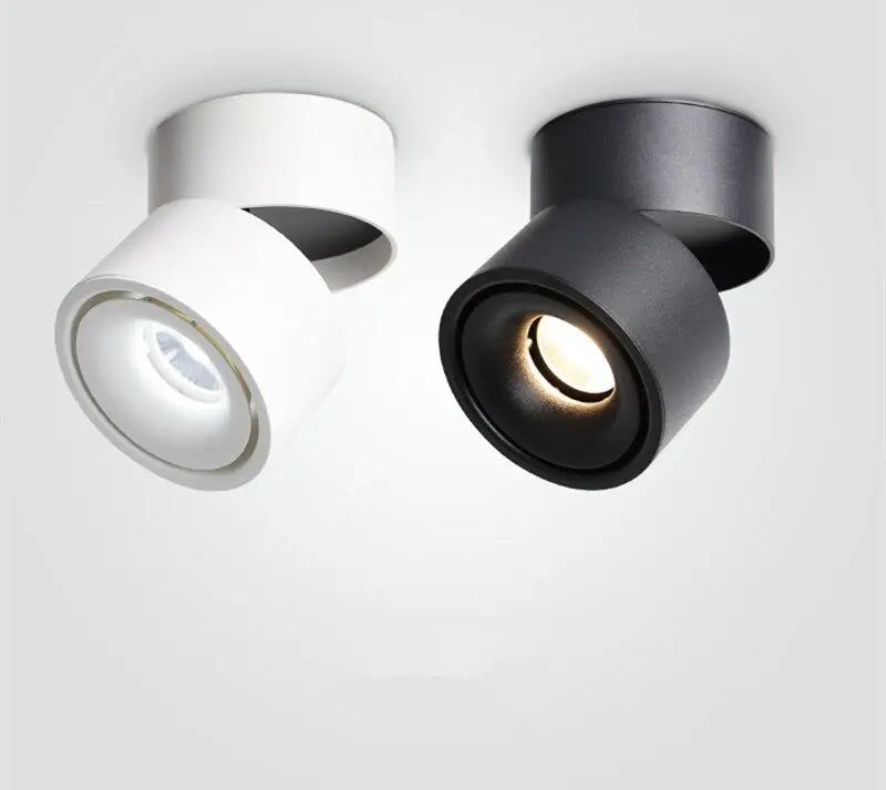 Schwenkbarer LED-Deckenstrahler – 350° Drehbar, Warmweiß Zorenza