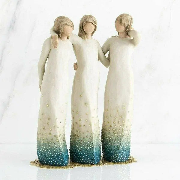 Schwesternfigur aus Kunstharz Zorenza