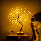LED Tischleuchte Baum mit flexiblen Ästen -    Zorenza