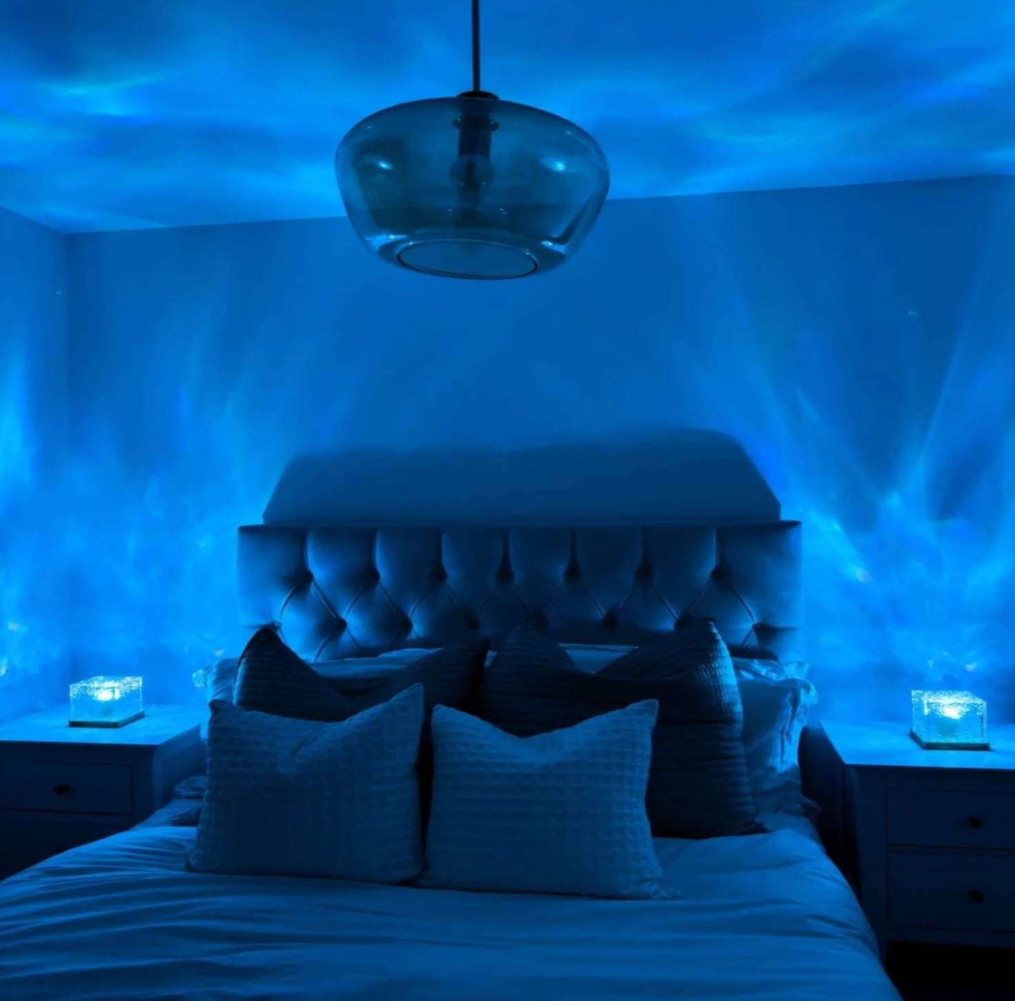 Wellenlampe mit 16 Farben – Atmosphärelicht mit Fernbedienung -    Zorenza
