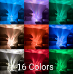 Wellenlampe mit 16 Farben – Atmosphärelicht mit Fernbedienung -    Zorenza