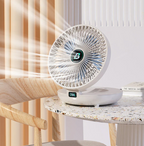Tischventilator USB – Kompakt, leise, wiederaufladbar -    Zorenza