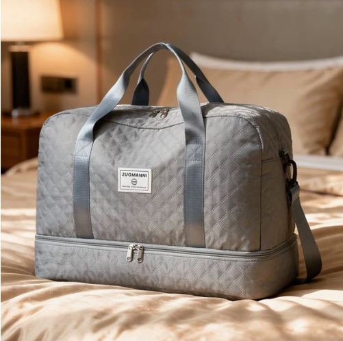 Gesteppte Reisetasche mit Schuhfach Zorenza