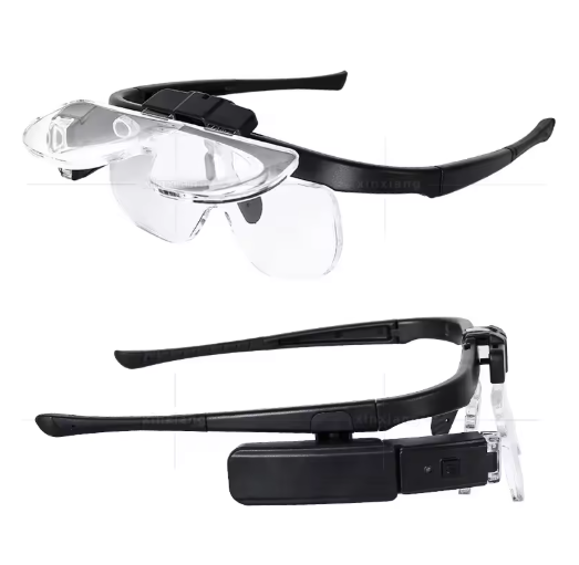 Kopflupe mit Licht – Freihändige Vergrößerungsbrille -    Zorenza