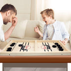 Tischspiel 2-in-1 Fußball & Shuffleboard aus Holz -    Zorenza