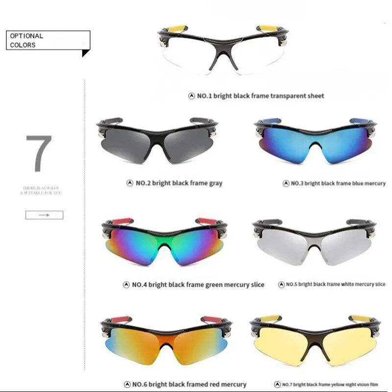 Sportbrille Fahrrad winddicht mit UV-Schutz -    Zorenza