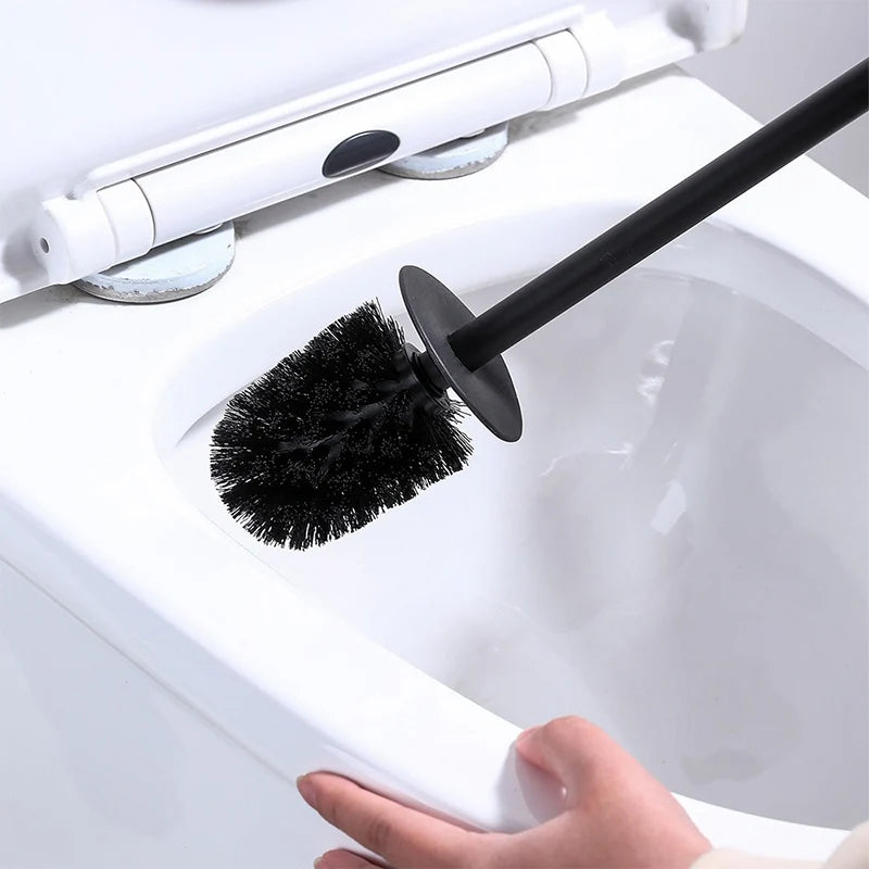 Freistehender Toilettenpapierhalter, Nagelfreies Aufbewahrungsregal für Badezimmer, Toilettenbürstenhalter, Rollenpapierablage Zorenza