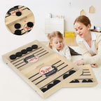 Tischspiel 2-in-1 Fußball & Shuffleboard aus Holz -    Zorenza