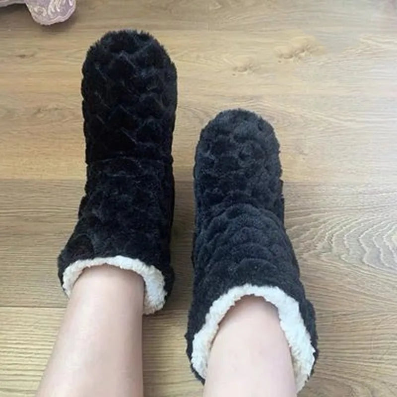 Kuschelsocken Teddyfutter – Rutschfest & Warm -    Zorenza