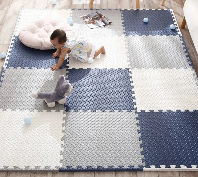 Baby Spielmatte 12-teilig weich gepolstert -    Zorenza