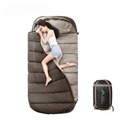 Camping Schlafsack 100 cm breit für 4 Jahreszeiten -    Zorenza