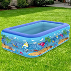 Aufblasbares Planschbecken mit Cartoon-Design – PVC -    Zorenza