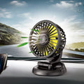 Auto-Ventilator 12V/24V/5V – Drehbar mit Zigarettenanzünder oder USB -    Zorenza