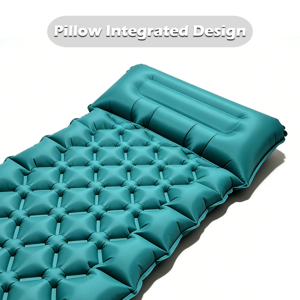 Campingmatratze aufblasbar mit Kissen und Pumpe 203 cm -    Zorenza
