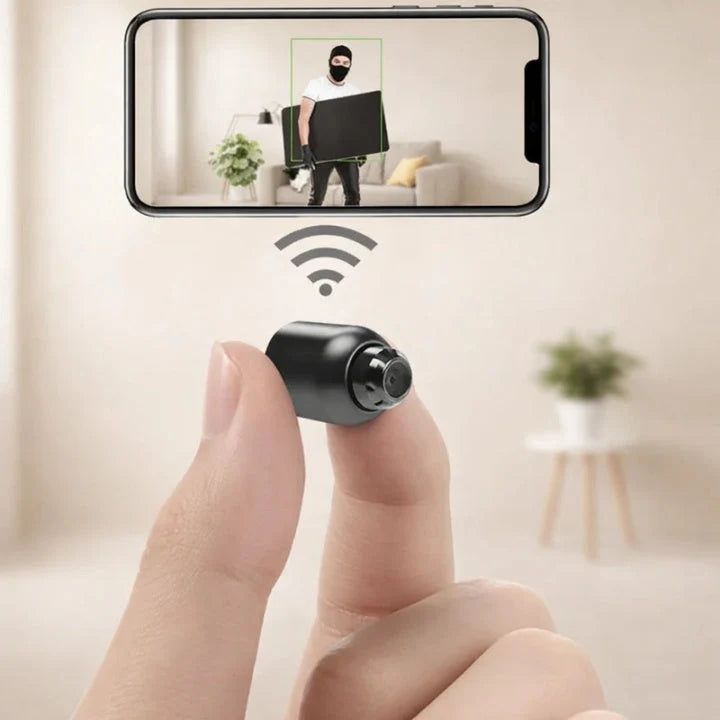 Mini WiFi Kamera mit 1080p HD und Live-Fernzugriff – Für Zuhause & Büro -    Zorenza