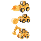 Baufahrzeug-Set aus robustem Kunststoff – 6 Fahrzeuge -    Zorenza