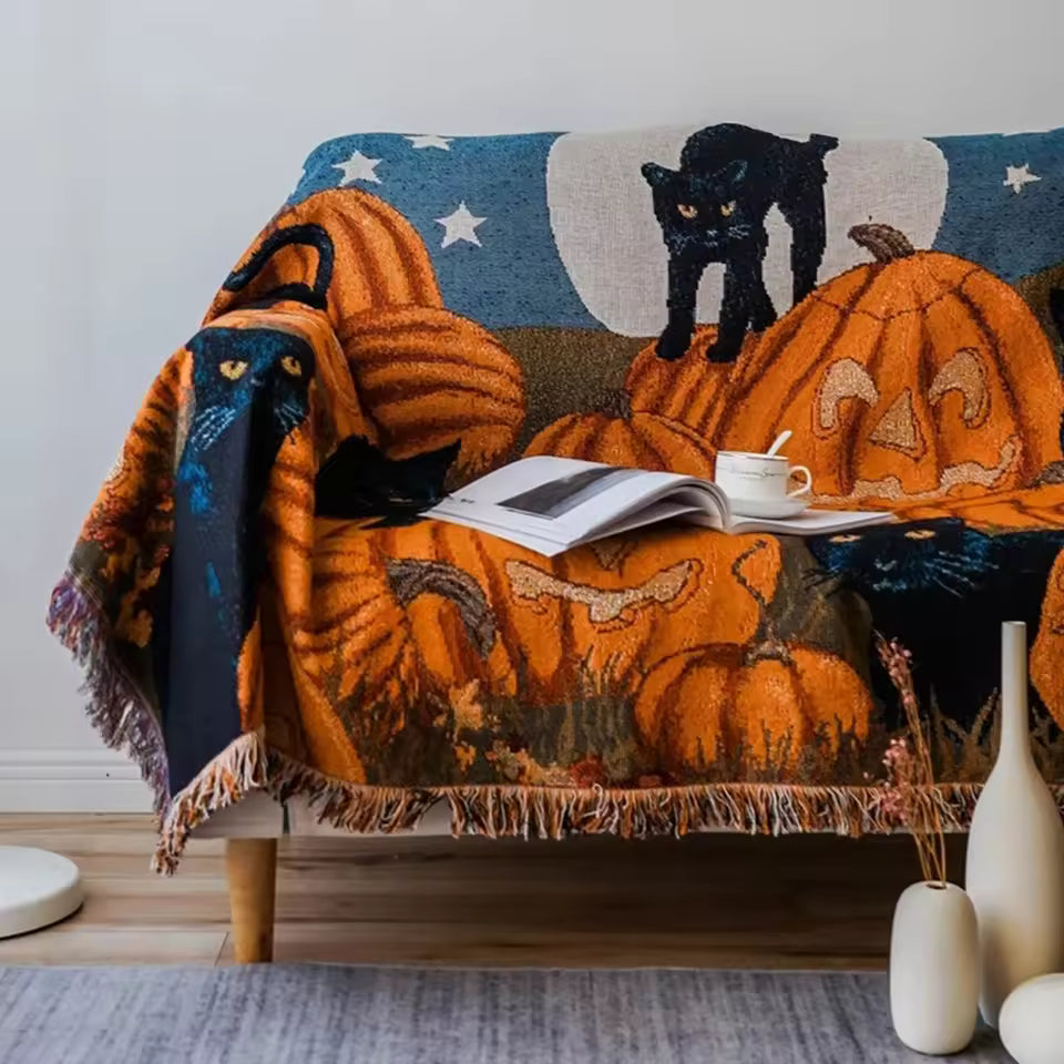 Sofawurf gestrickt mit Motiv – Anti-Pilling -    Zorenza