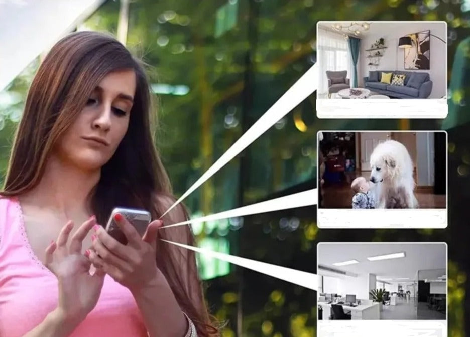 Kompakte WIFI-Überwachungskamera mit Full HD und Nachtsicht -    Zorenza