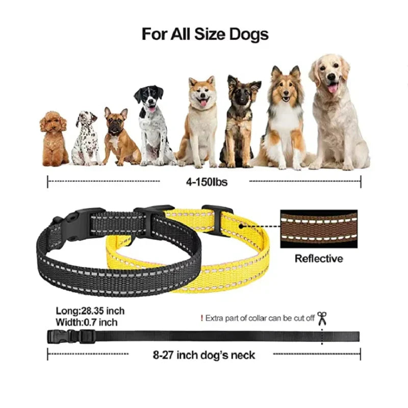 Hundetrainingshalsband mit Fernbedienung – 1000m Reichweite -    Zorenza