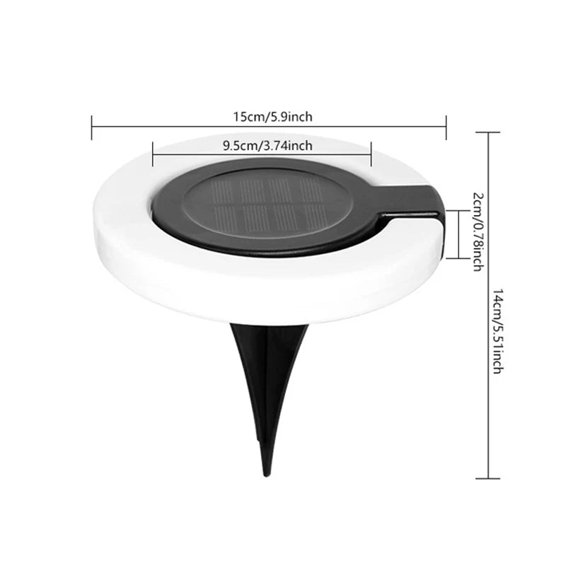 Solar-Gartenleuchte mit 360° schwenkbarem Leuchtkopf Zorenza