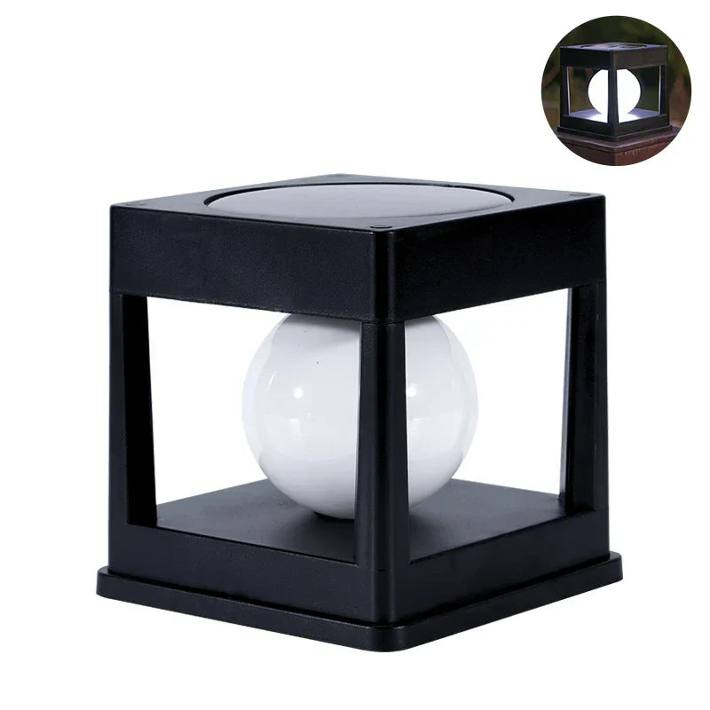 Solar-Gartenlaterne mit 2 Lichtfarben und automatischem Sensor -    Zorenza