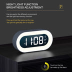 Digitalwecker LED mit Nachtlicht und sanften Wecktönen -    Zorenza