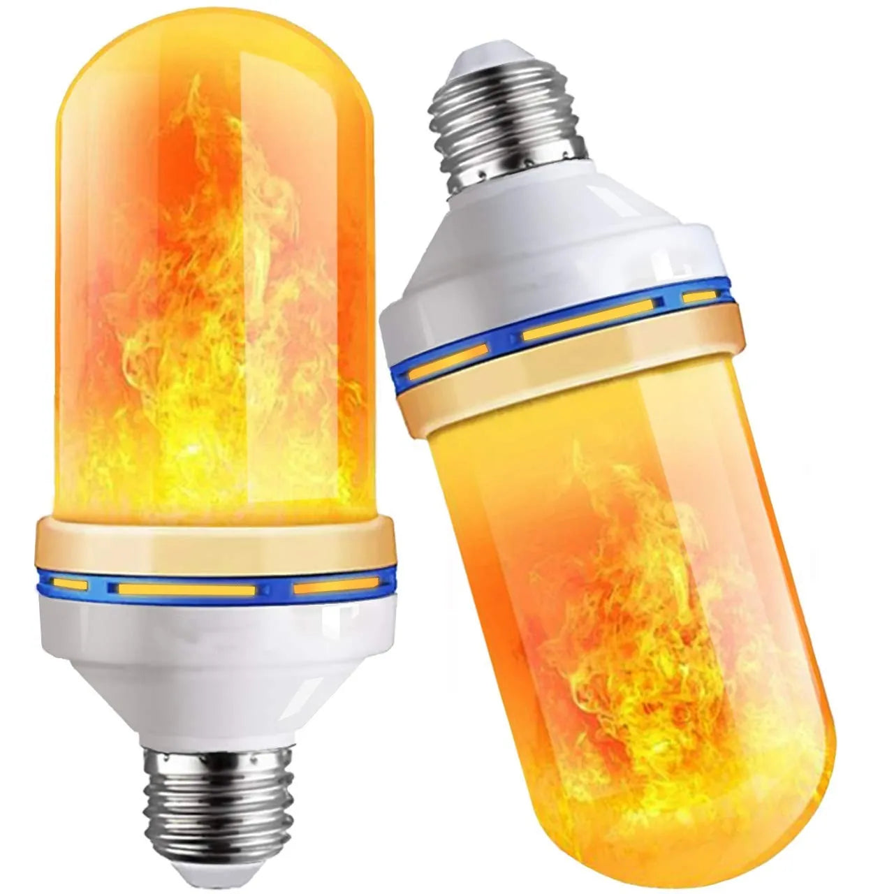 Wandleuchte Laterne Antik-Gold mit Flammeneffekt-LED -    Zorenza