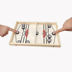 Tischspiel 2-in-1 Fußball & Shuffleboard aus Holz -    Zorenza