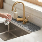 Silikon-Abtropfmatte für Wasserhahn Zorenza