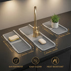 Silikon-Abtropfmatte für Wasserhahn Zorenza