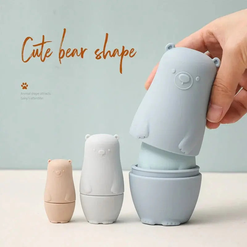 Silikon Stapelpuppen Set – Weich, Sicher und Lehrreich - 4er-Set Zorenza