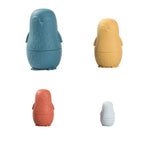 Silikon Stapelpuppen Set – Weich, Sicher und Lehrreich - 4er-Set Zorenza