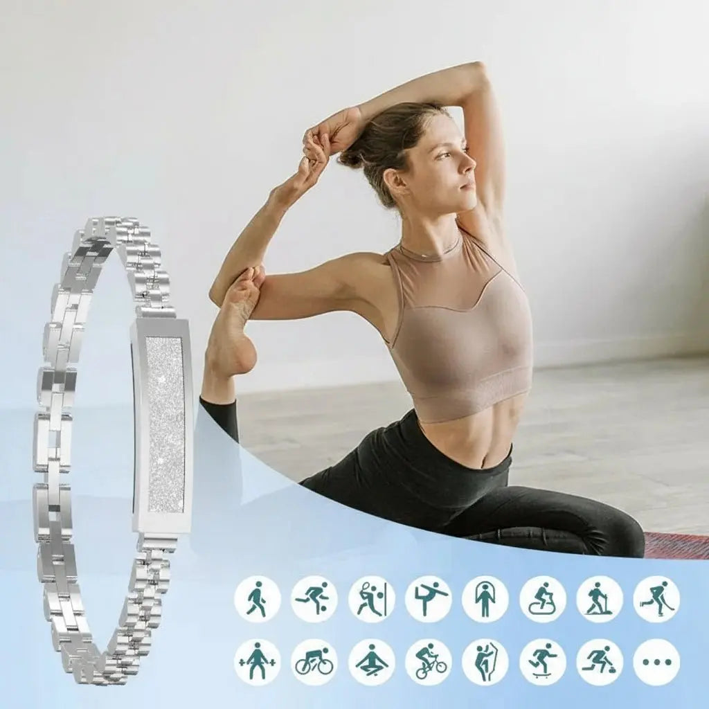 Smartes Kettenarmband mit Aktivitäts-Tracker Zorenza
