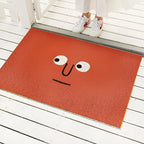 Smiley-Fußmatte – Rutschfestes PVC mit Schnelltrocknender Oberfläche Zorenza