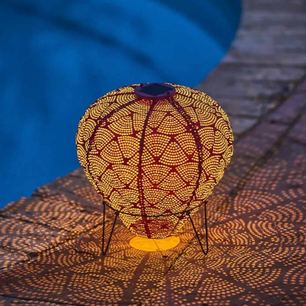 Solar-Laterne Heißluftballon-Design mit LED-Beleuchtung -    Zorenza