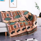 Sofawurf gestrickt mit Motiv – Anti-Pilling -    Zorenza