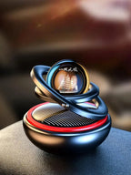 Solar-Autoduft – Rotierendes Orbital-Design mit Duftstein Zorenza