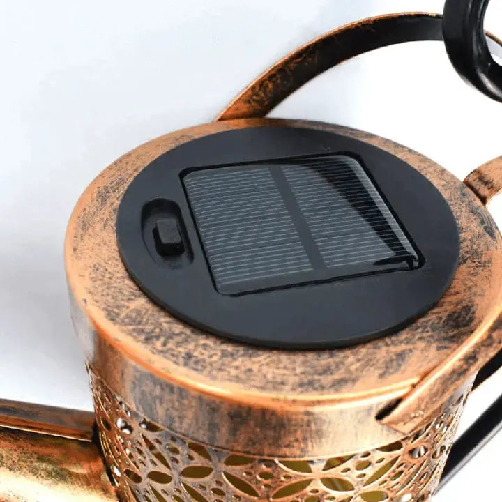 Solar-Gartenlampe mit Regengeräusch – Gießkannendesign Zorenza