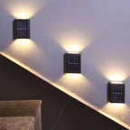 Solar-LED-Wandlampe – Warmes Licht ohne Kabel (4er-Set) Zorenza
