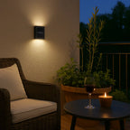 Solar-LED-Wandlampe – Warmes Licht ohne Kabel (4er-Set) Zorenza
