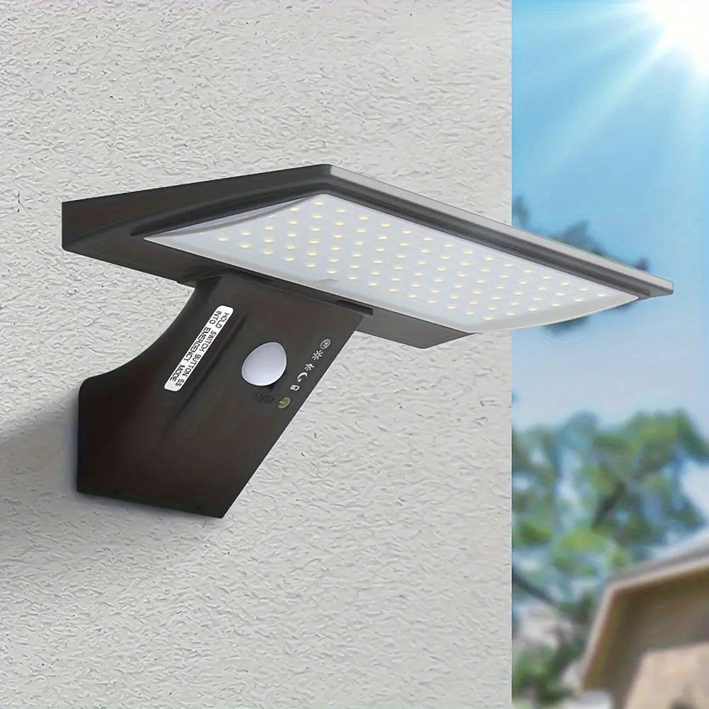 Solar-LED-Wandleuchte mit Bewegungsmelder & Fernbedienung Zorenza