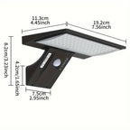 Solar-LED-Wandleuchte mit Bewegungsmelder & Fernbedienung Zorenza