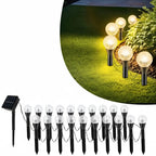 Solar-Lichterkette mit 20 LEDs für Garten und Terrasse -    Zorenza