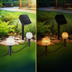 Solar-Lichterkette mit 20 LEDs für Garten und Terrasse -    Zorenza