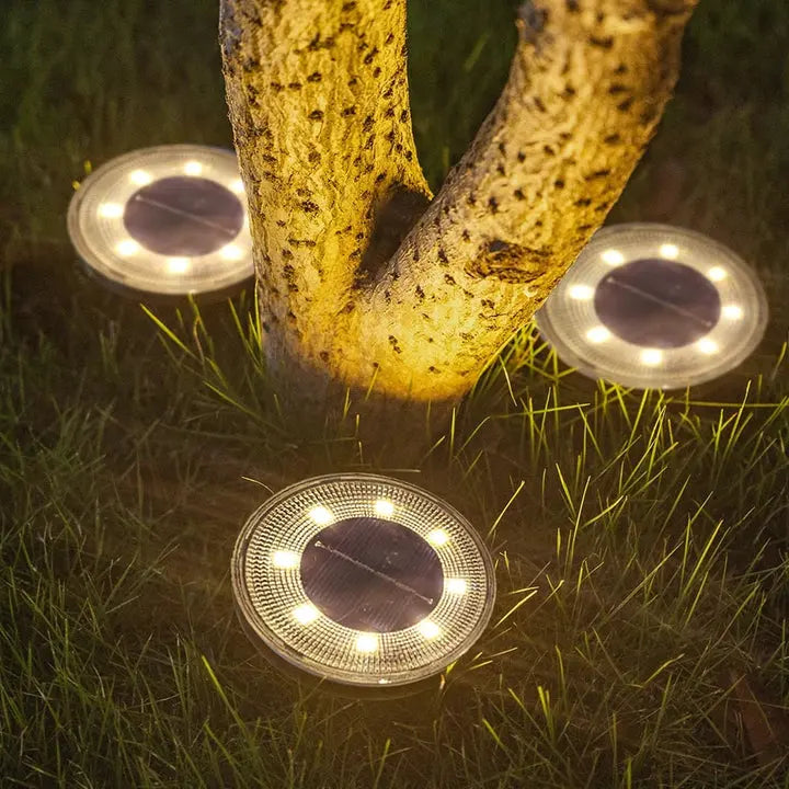 Solare Garten-Bodenleuchten – Wetterfest, 4er-Set Zorenza