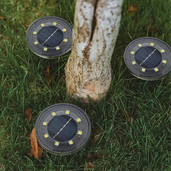 Solare Garten-Bodenleuchten – Wetterfest, 4er-Set Zorenza