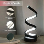 Spiral-LED-Tischlampe – Dimmbar mit Touchsteuerung Zorenza