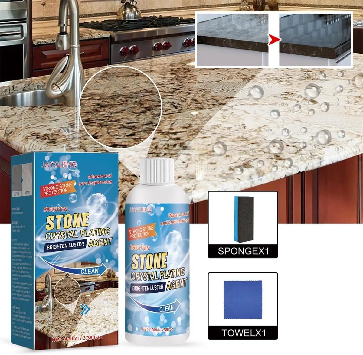 Steinpflegemittel | Natürliche Pflege für langanhaltenden Glanz Zorenza